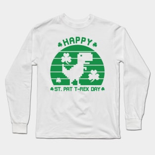 Happy St Patrex Day - St. Patrick's Day Dino Long Sleeve T-Shirt